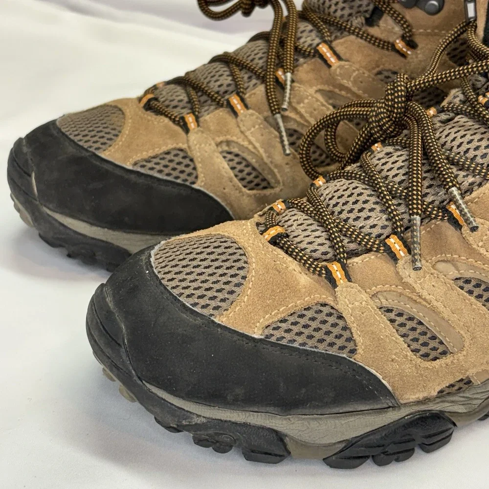 Merrell Moab Mid Waterproof Hiking Boots Mens 12 Earth J88623